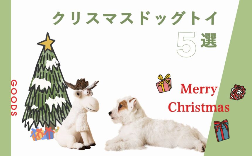 クリスマスシーズンに使うならこれ！かわいい犬用クリスマストイおすすめ5選