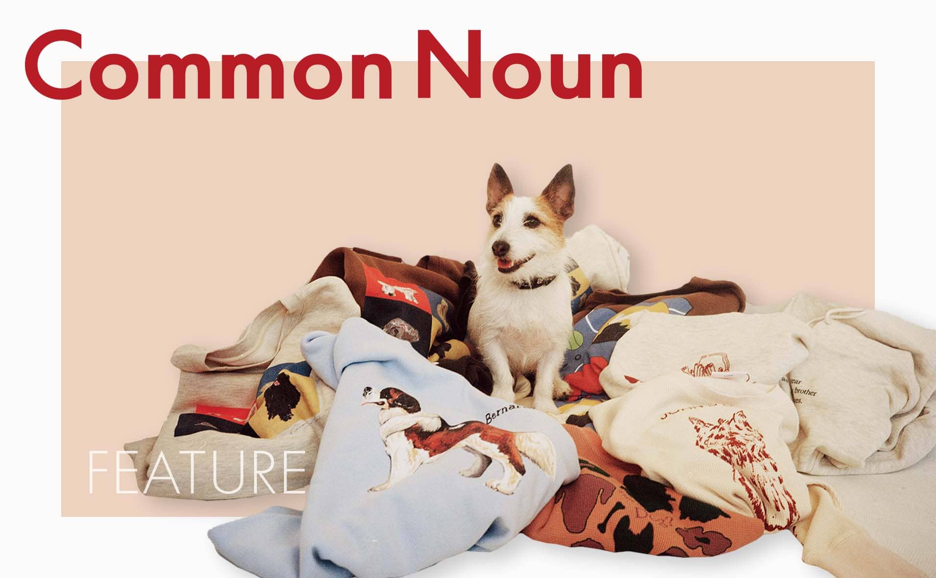 【特集】犬好きさんが今注目したい新ブランド！『Common Noun』DOGシリーズ
