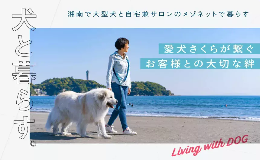 大型犬と湘南に移住した自宅兼サロンで暮らすドッグオーナーにインタビュー
